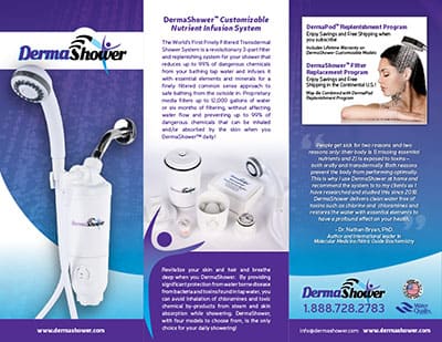 DermaShower Trifold Brochure